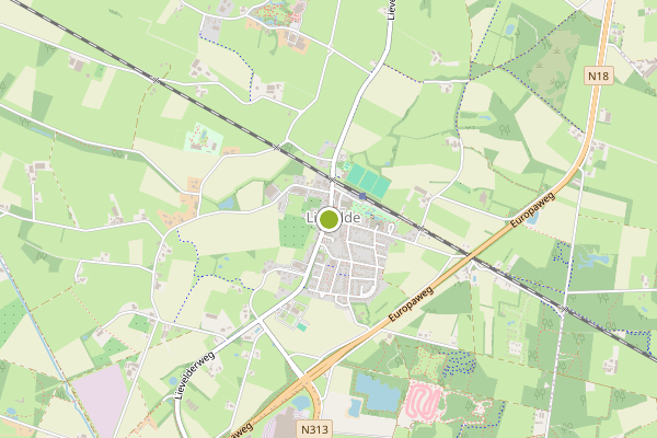 Ambulance-melding op Lievelde op 25 april, kaart-overzicht