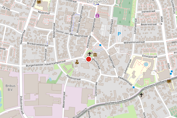 Brandweer-melding op Raadhuisstraat, Dinxperlo op 6 augustus, kaart-overzicht