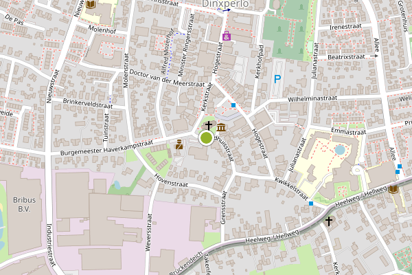 Ambulance-melding op Raadhuisstraat, Dinxperlo op 6 augustus, kaart-overzicht