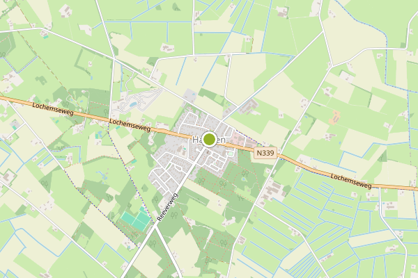 Ambulance-melding op Harfsen op 21 mei, kaart-overzicht
