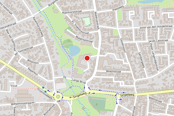 Brandweer-melding op Gradus Kobusstraat, Winterswijk op 22 mei, kaart-overzicht