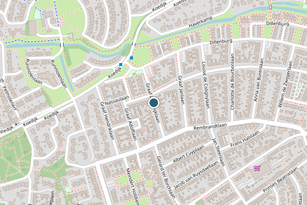 Politie-melding op Graaf Lodewijklaan, Lochem op 22 mei, kaart-overzicht