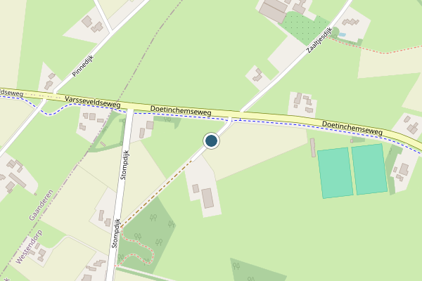 Politie-melding op Doetinchemseweg, Westendorp op 22 mei, kaart-overzicht