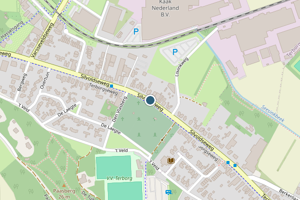 Politie-melding op Silvoldseweg, Terborg op 26 mei, kaart-overzicht