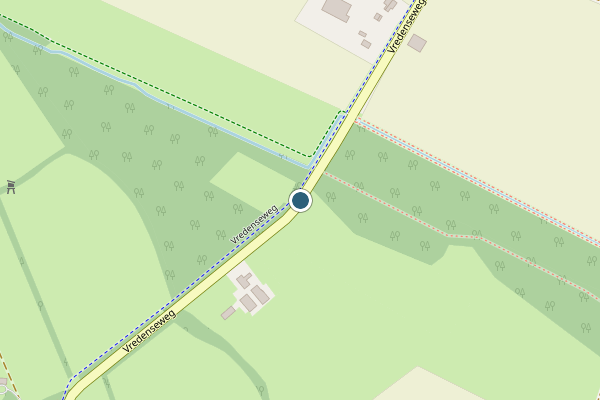 Politie-melding op Vredenseweg, Winterswijk op 28 mei, kaart-overzicht
