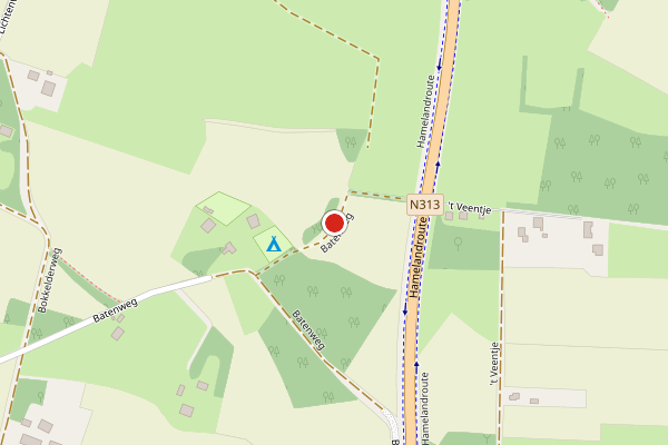 Brandweer-melding op Batenweg, Aalten op 29 mei, kaart-overzicht