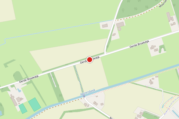 Brandweer-melding op Derde Broekdijk, Aalten op 29 mei, kaart-overzicht