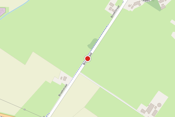 Brandweer-melding op Broekstraat, Lochem op 29 mei, kaart-overzicht