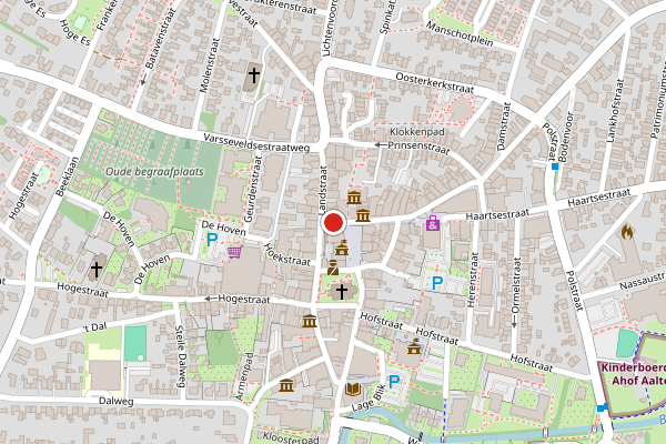 Brandweer-melding op Markt, Aalten op 30 mei, kaart-overzicht