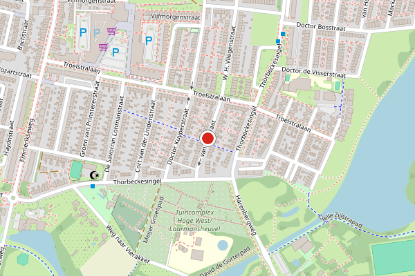 Brandweer-melding op van Kolstraat, Zutphen op 30 mei, kaart-overzicht