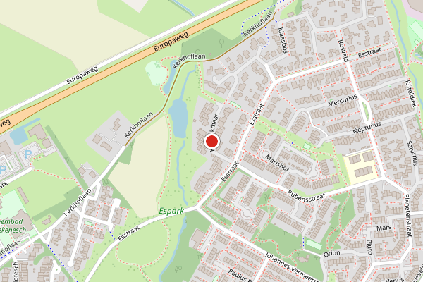 Brandweer-melding op Huininkmaat, Lichtenvoorde op 30 mei, kaart-overzicht