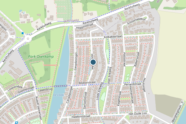 Politie-melding op Housestraat, Zutphen op 31 mei, kaart-overzicht