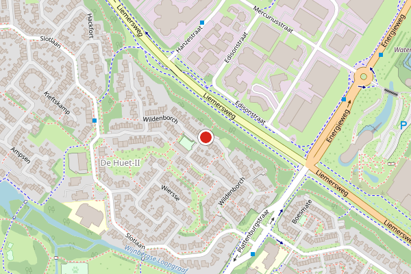 Brandweer-melding op Wildenborch, Doetinchem op 1 juni, kaart-overzicht