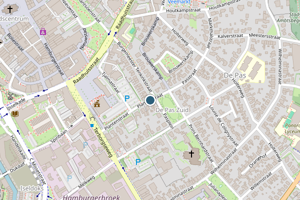 Politie-melding op Plantenstraat, Doetinchem op 3 juni, kaart-overzicht