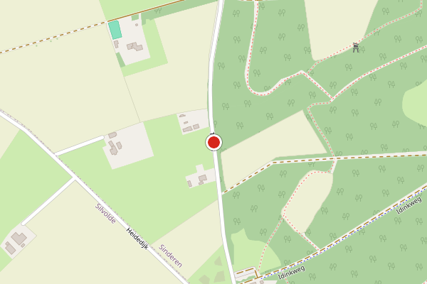 Brandweer-melding op Toldijk, Sinderen op 29 april, kaart-overzicht