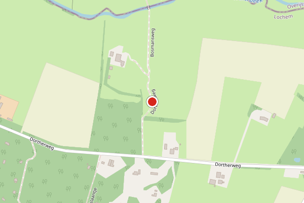 Brandweer-melding op Dortherweg, Epse op 29 april, kaart-overzicht