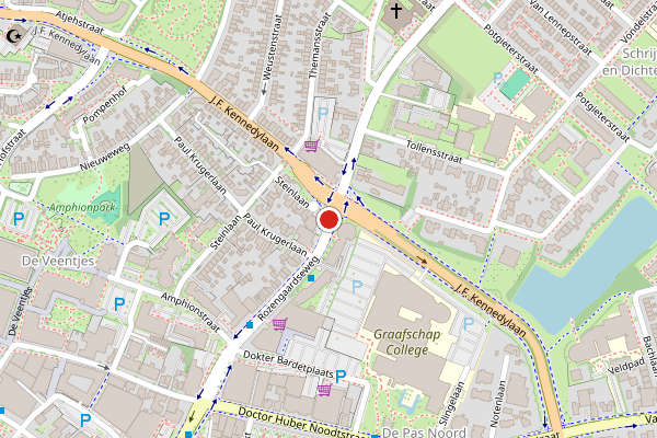 Brandweer-melding op Oude Rozengaardseweg, Doetinchem op 5 juni, kaart-overzicht
