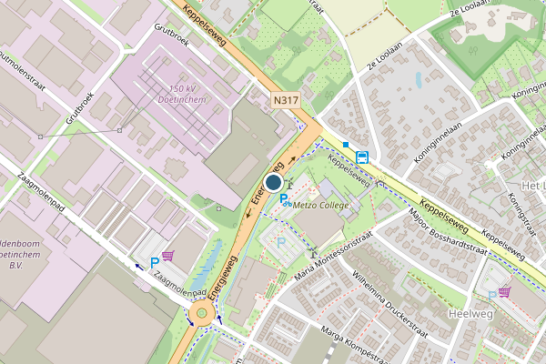 Politie-melding op Energieweg, Doetinchem op 5 juni, kaart-overzicht