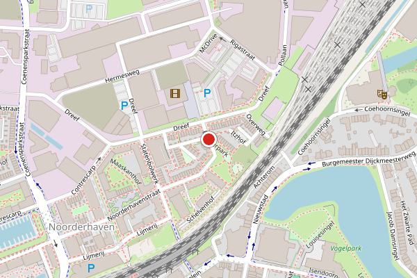 Brandweer-melding op Noorderhavenstraat, Zutphen op 5 juni, kaart-overzicht