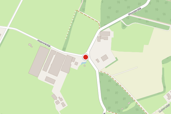 Brandweer-melding op Hoeninkdijk, Aalten op 7 juni, kaart-overzicht