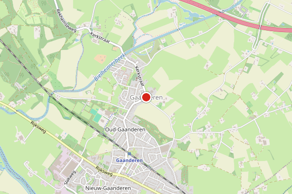 Brandweer-melding op Gaanderen op 2 mei, kaart-overzicht