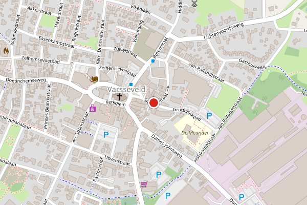 Brandweer-melding op Schoolstraat, Varsseveld op 9 juni, kaart-overzicht