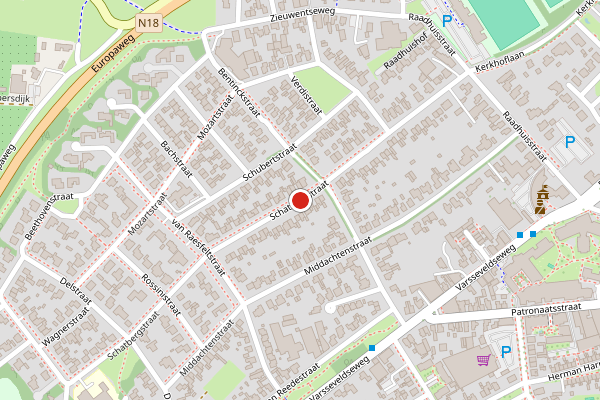 Brandweer-melding op Schatbergstraat, Lichtenvoorde op 2 mei, kaart-overzicht
