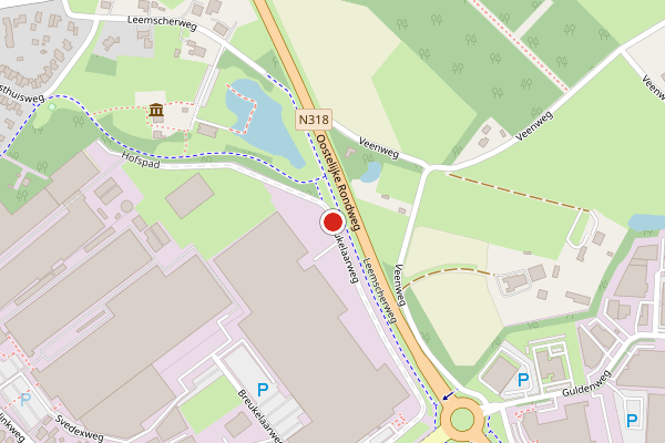 Brandweer-melding op Breukelaarweg, Varsseveld op 10 juni, kaart-overzicht