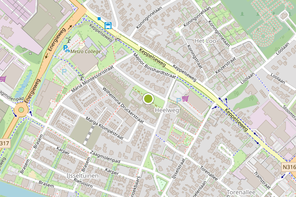 Ambulance-melding op Heelweg, Doetinchem op 10 juni, kaart-overzicht