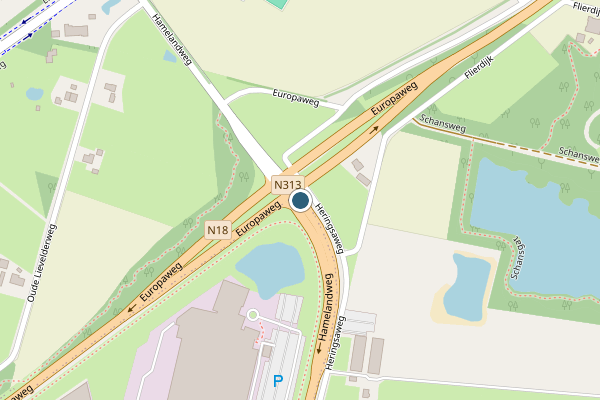 Politie-melding op Hamelandweg, Lievelde op 10 juni, kaart-overzicht