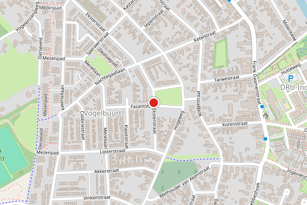 Brandweer-melding op Eksterstraat, Ulft op 2 mei, kaart-overzicht