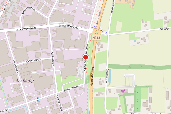 Brandweer-melding op Albert Schweitzerstraat, Lichtenvoorde op 14 juni, kaart-overzicht
