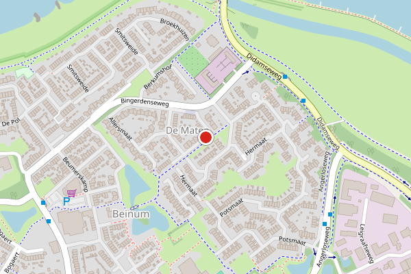 Brandweer-melding op Allersmaat, Doesburg op 14 juni, kaart-overzicht