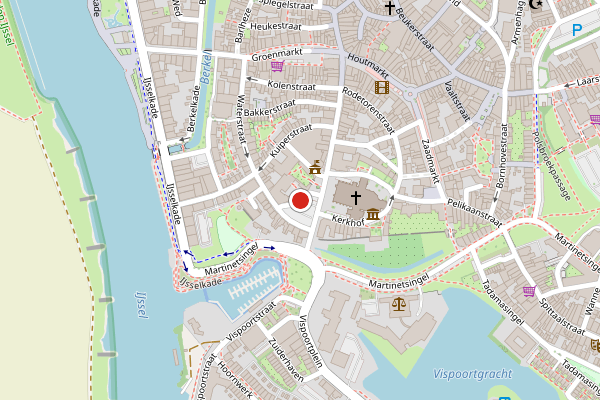 Brandweer-melding op Gravenhof, Zutphen op 14 juni, kaart-overzicht