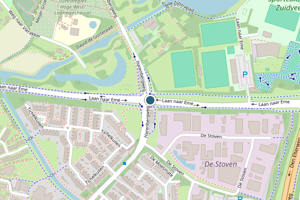 Politie-melding op Tartu Rotonde, Zutphen op 17 juni, kaart-overzicht