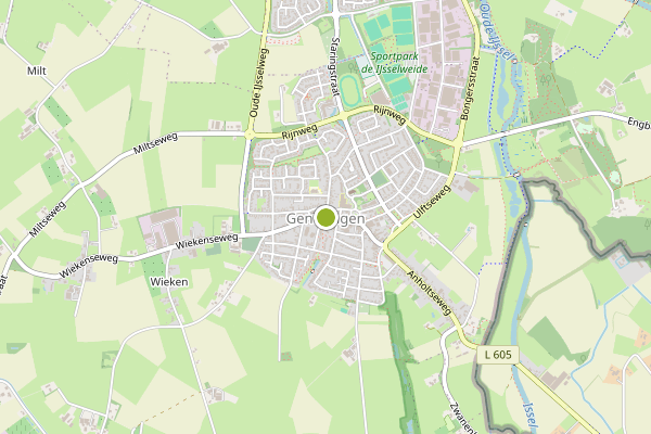 Ambulance-melding op Gendringen op 18 juni, kaart-overzicht