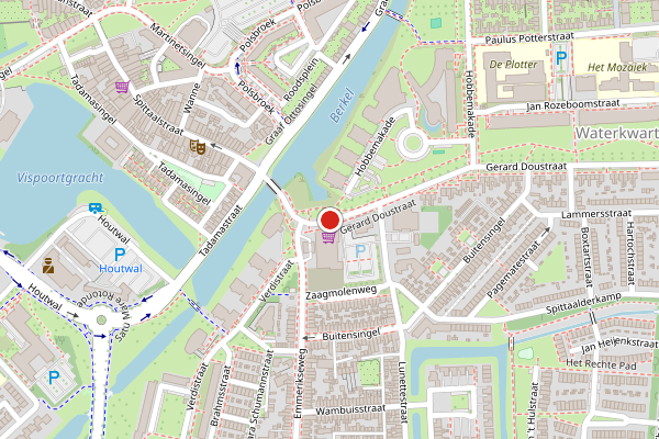 Brandweer-melding op Gerard Doustraat, Zutphen op 18 juni, kaart-overzicht