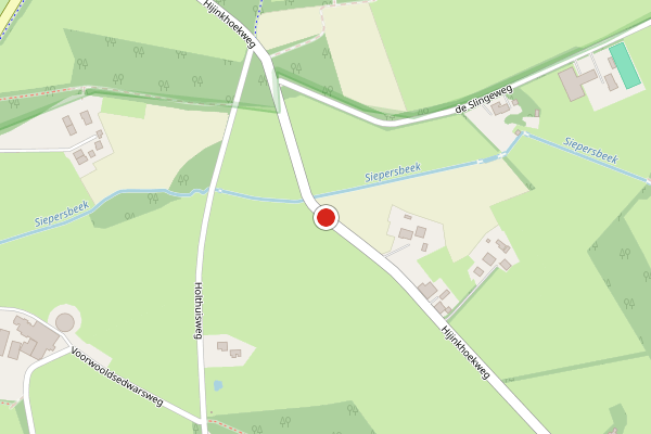 Brandweer-melding op Woold op 20 juni, kaart-overzicht