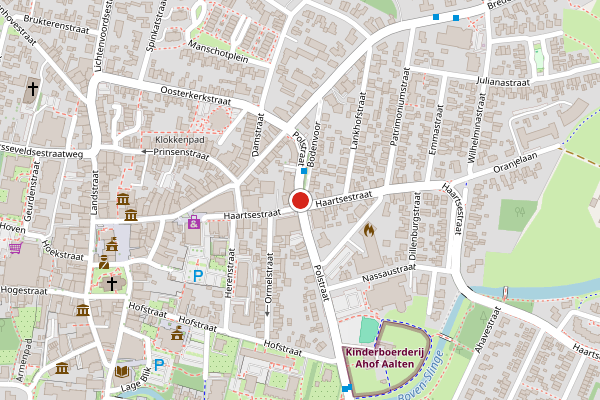 Brandweer-melding op Polstraat, Aalten op 20 juni, kaart-overzicht