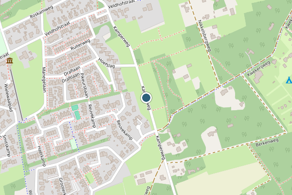 Politie-melding op Kamperweg, Gorssel op 23 juni, kaart-overzicht