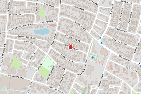 Brandweer-melding op Meidoornstraat, Winterswijk op 6 mei, kaart-overzicht