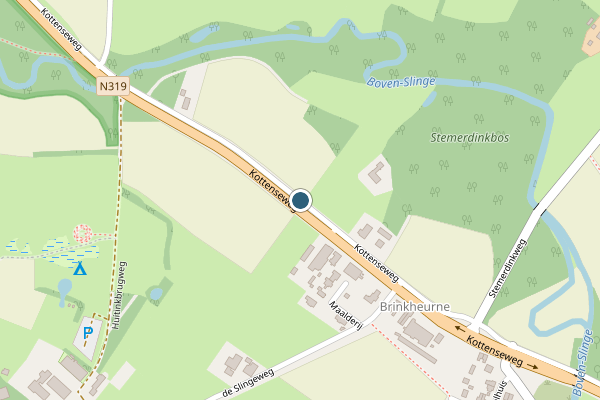 Politie-melding op Kottenseweg, Winterswijk op 24 juni, kaart-overzicht