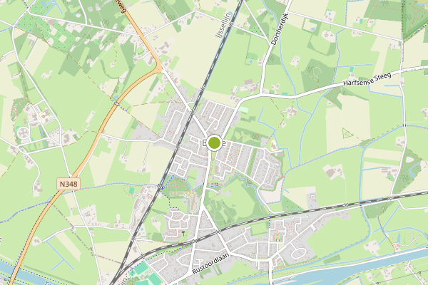 Ambulance-melding op Eefde op 27 juni, kaart-overzicht