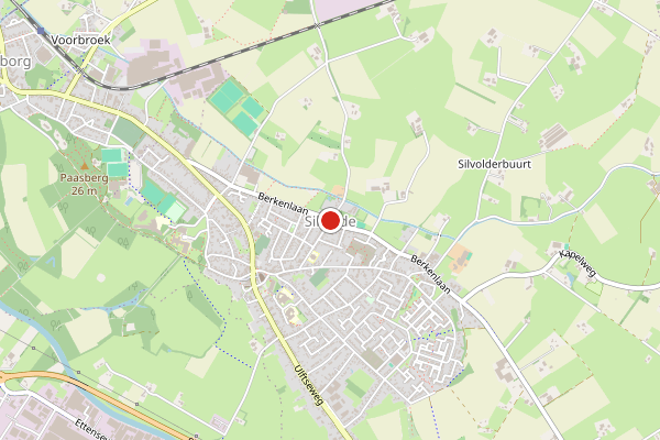 Brandweer-melding op Laan van Schuylenburch, Silvolde op 27 juni, kaart-overzicht